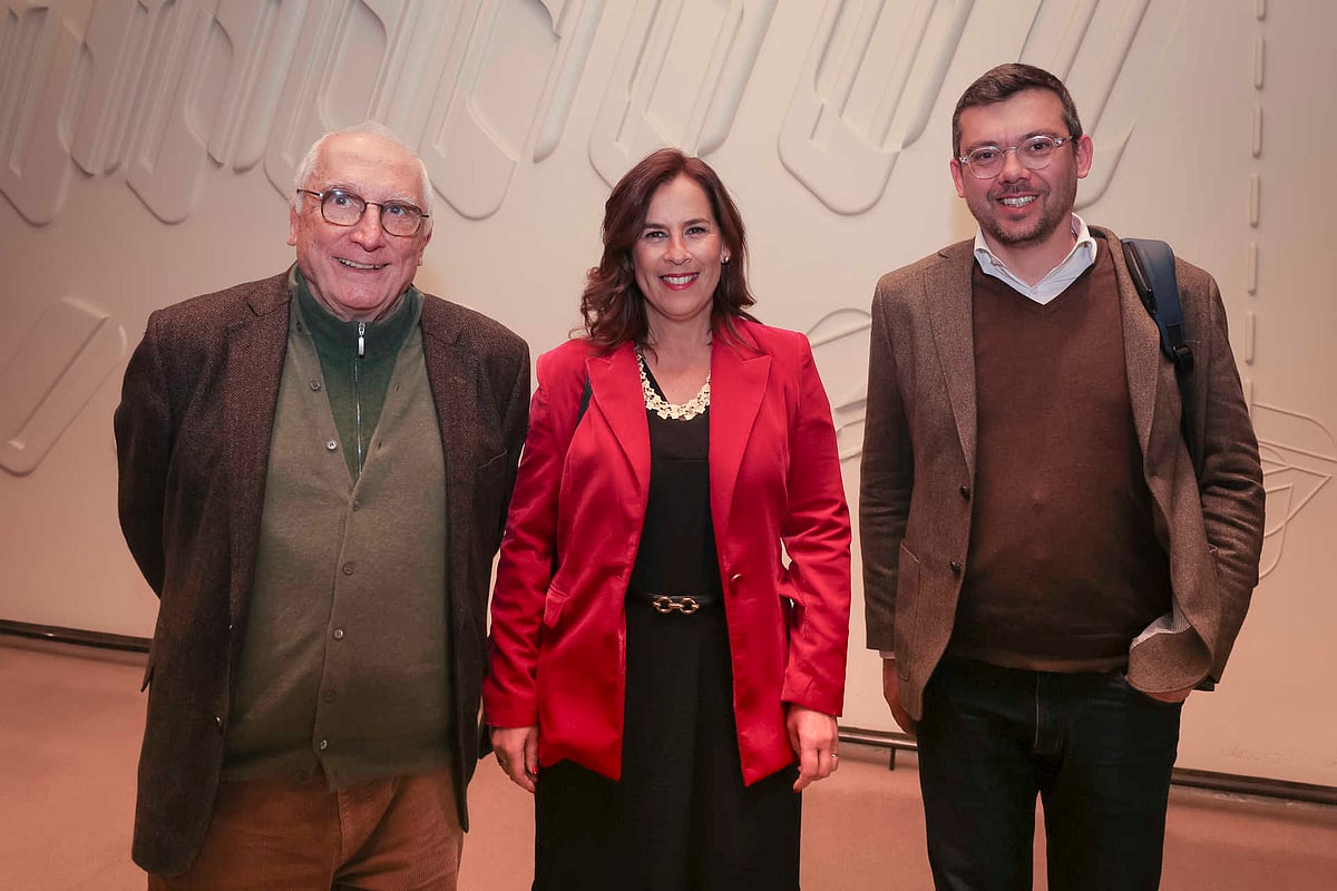 Ferreira Fernandes, Rosália Amorim e Bruno Mateus, antigos diretores do DN.
