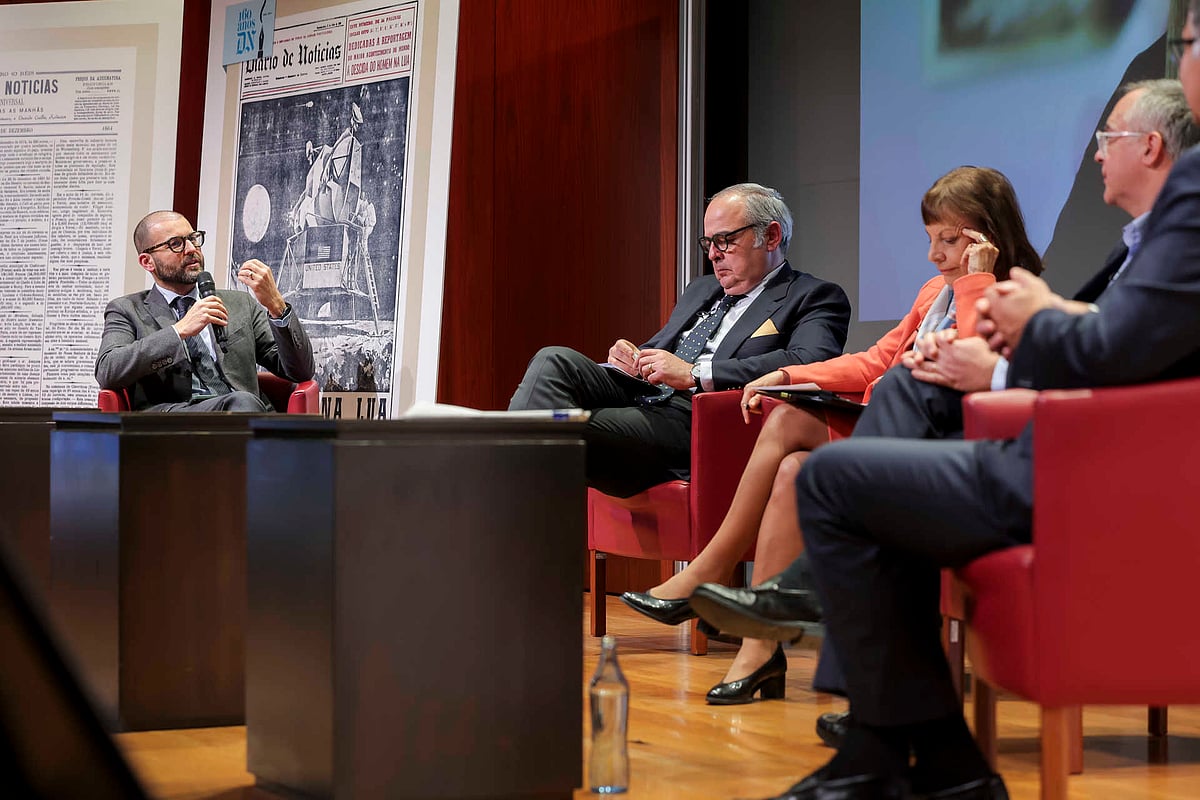 Nuno Vinha, diretor adjunto do DN e moderador do painel “O futuro da Inteligência Artificial”,